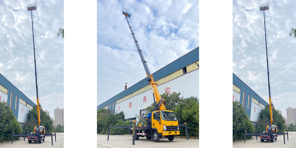 Camión plataforma de trabajo aéreo Sinotruk Howo GK38