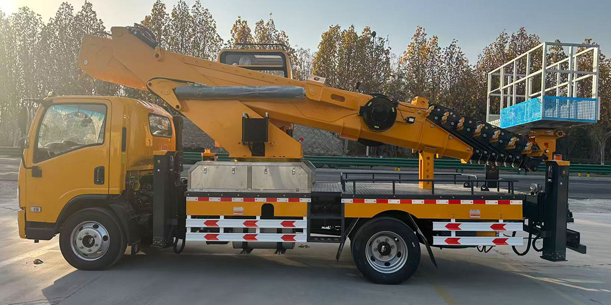 Camión plataforma de trabajo aéreo Shaanxi Automobile Delong GK42 Camión plataforma de trabajo aéreo Shaanxi Automobile Delong GK42